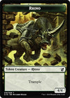 Image for Rhino // Egg Double-sided Token (Commander 2019) (18 // 16) - Magic: The Gathering