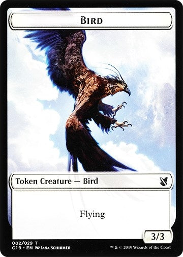 Image for Bird (002) // Sculpture Double-Sided Token (Commander 2019) (2 // 24) - Magic: The Gathering