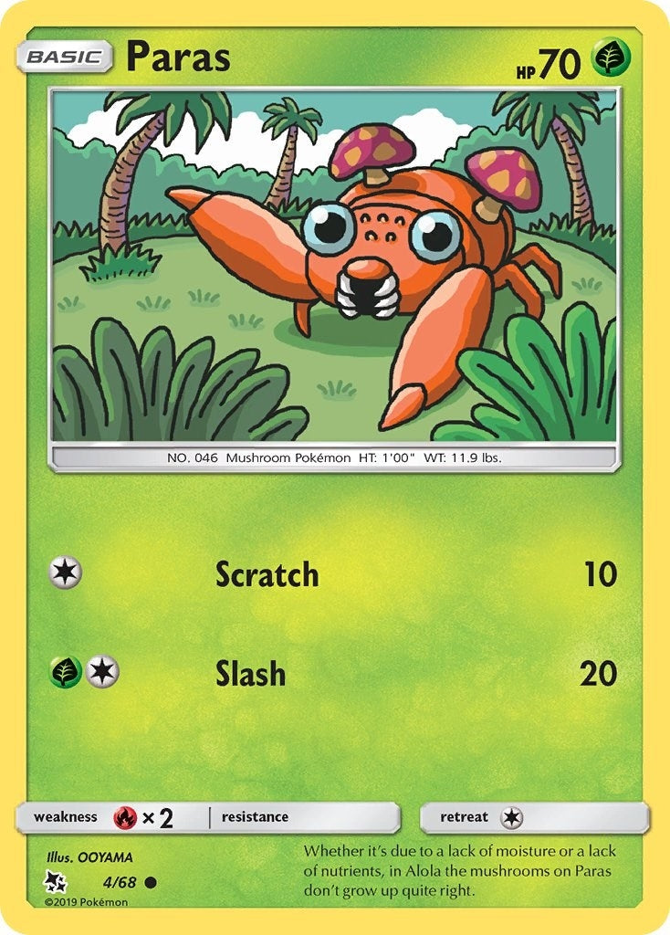 Image for Paras (Hidden Fates) (4/68) - Pokemon