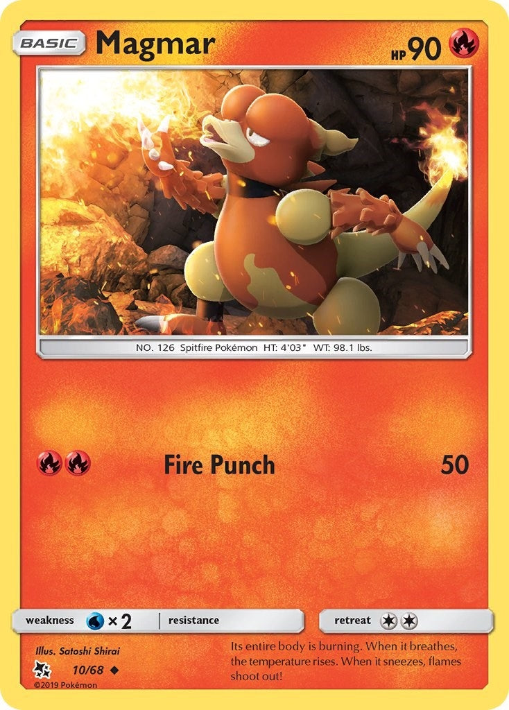 Image for Magmar (Hidden Fates) (10/68) - Pokemon