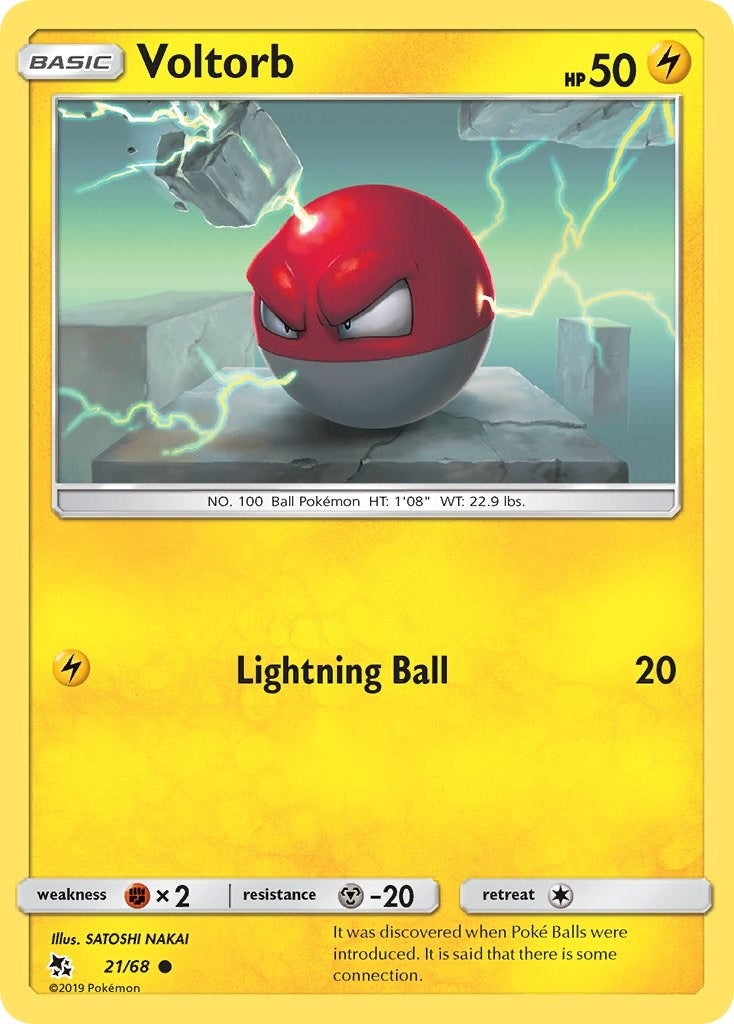 Image for Voltorb (Hidden Fates) (21/68) - Pokemon