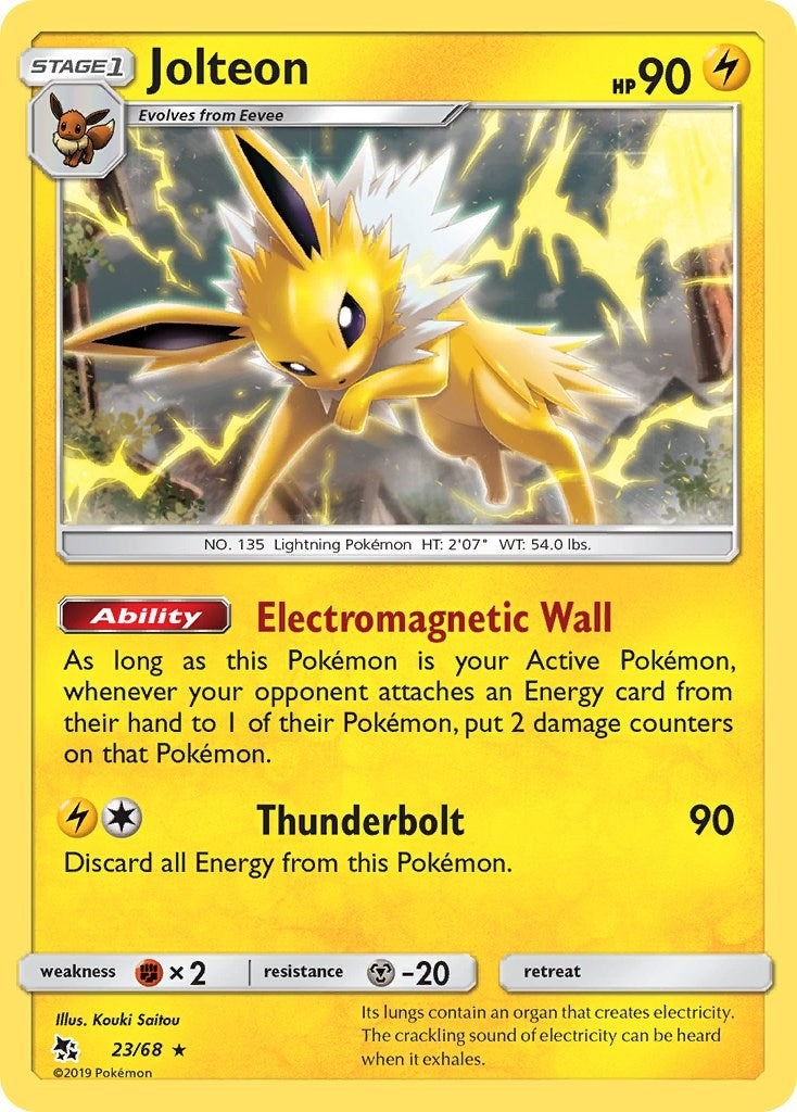 Image for Jolteon (Hidden Fates) (23/68) - Pokemon