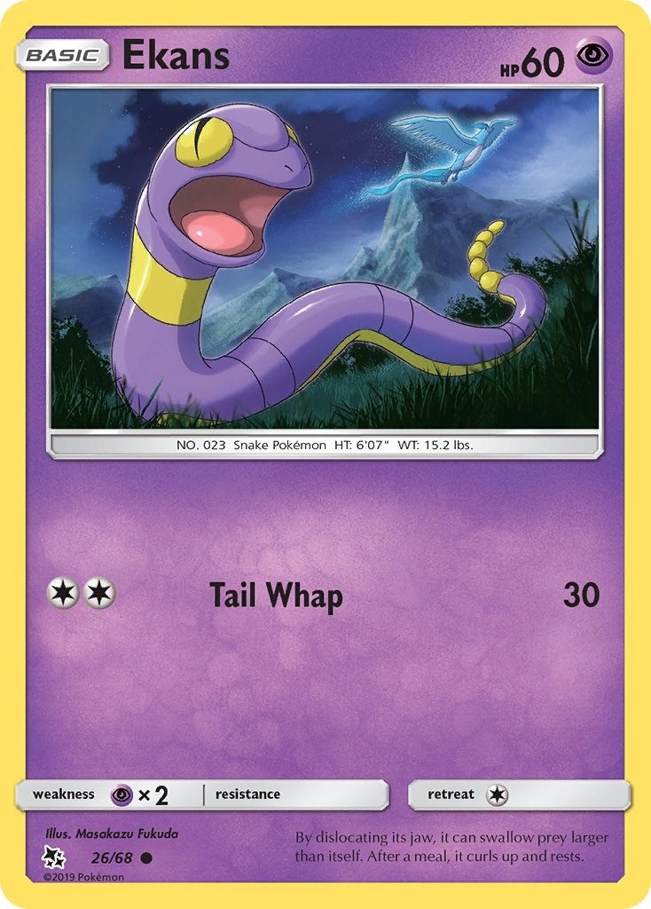 Image for Ekans (26) (Hidden Fates) (26/68) - Pokemon