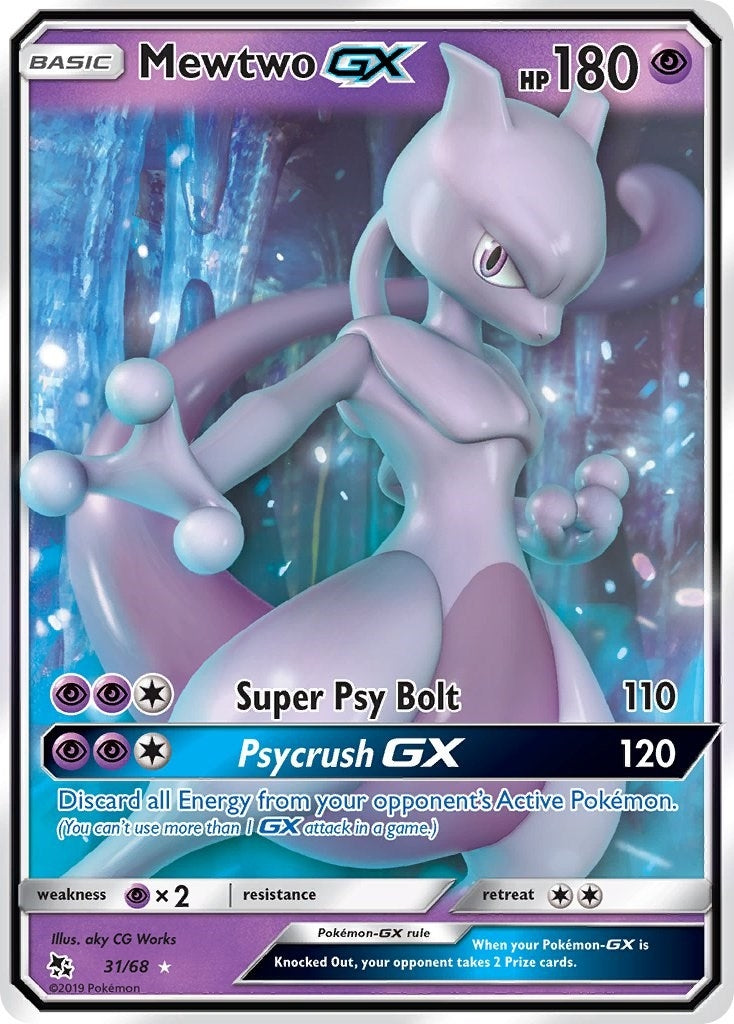 Image for Mewtwo GX (Hidden Fates) (31/68) - Pokemon