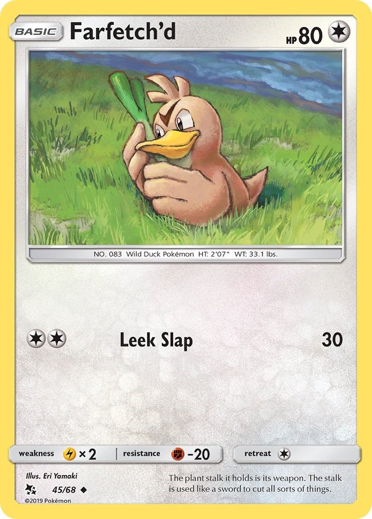 Image for Farfetch'd (Hidden Fates) (45/68) - Pokemon