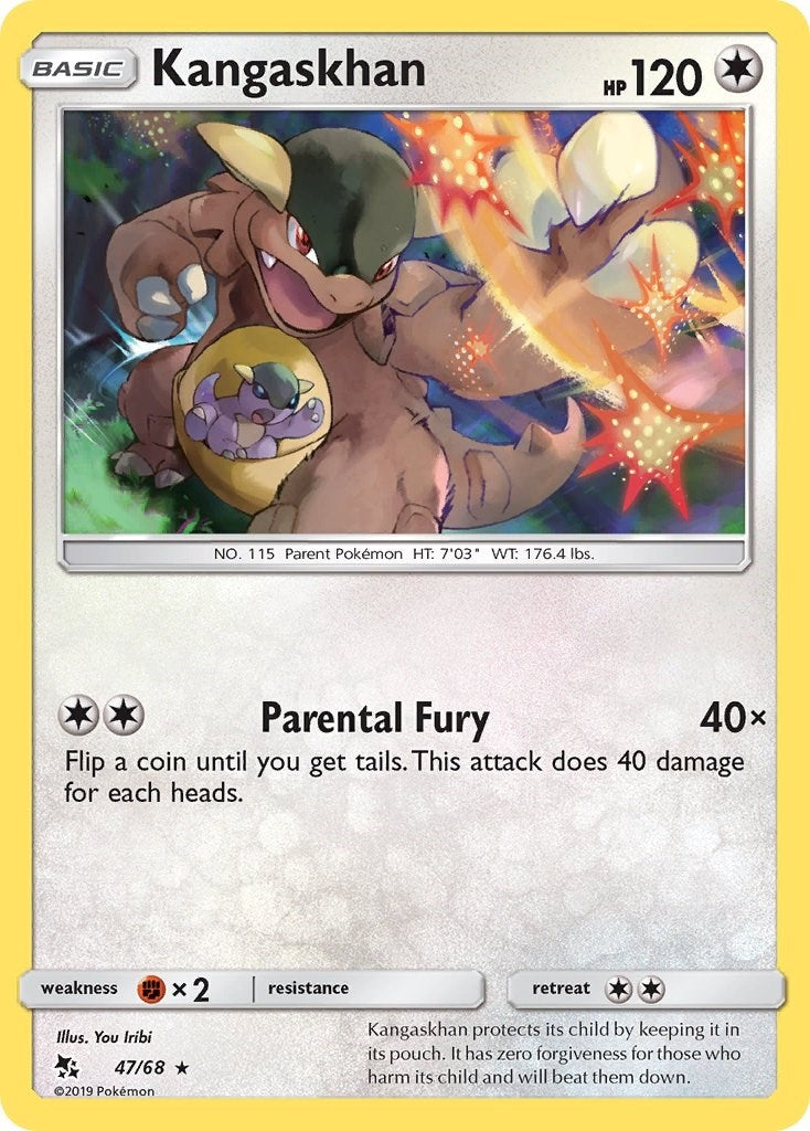 Image for Kangaskhan (Hidden Fates) (47/68) - Pokemon