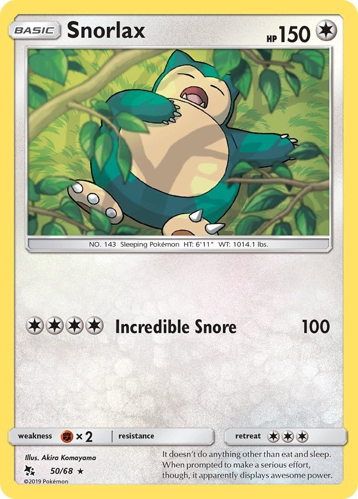 Image for Snorlax (Hidden Fates) (50/68) - Pokemon
