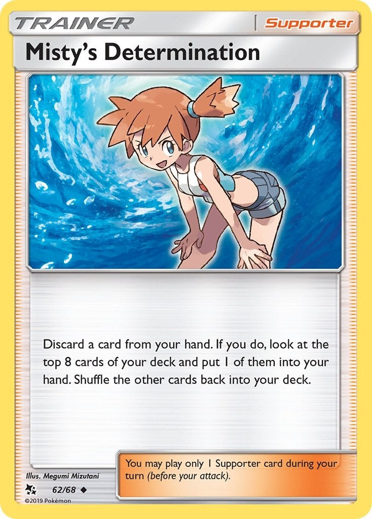Image for Misty's Determination (Hidden Fates) (62/68) - Pokemon