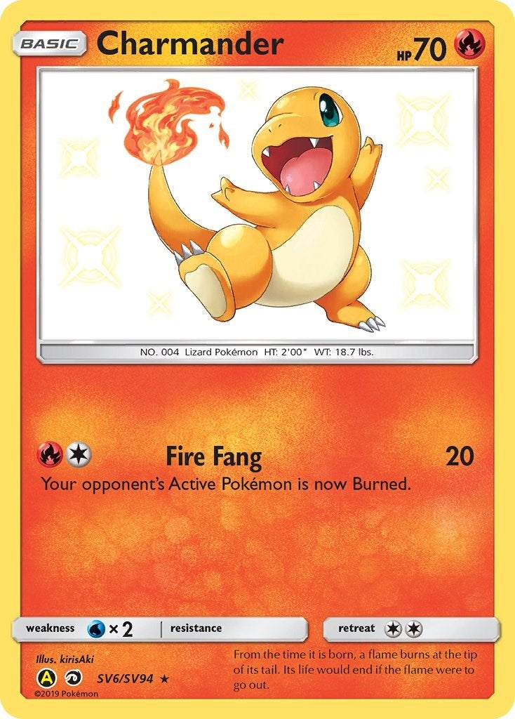 Image for Charmander (Hidden Fates: Shiny Vault) (SV6/SV94) - Pokemon