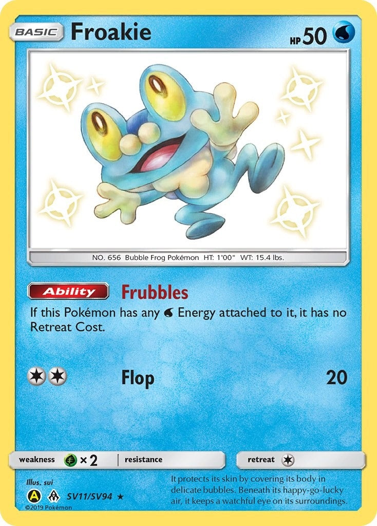 Image for Froakie (Hidden Fates: Shiny Vault) (SV11/SV94) - Pokemon