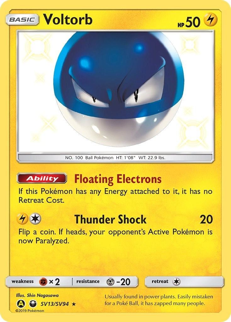Image for Voltorb (Hidden Fates: Shiny Vault) (SV13/SV94) - Pokemon