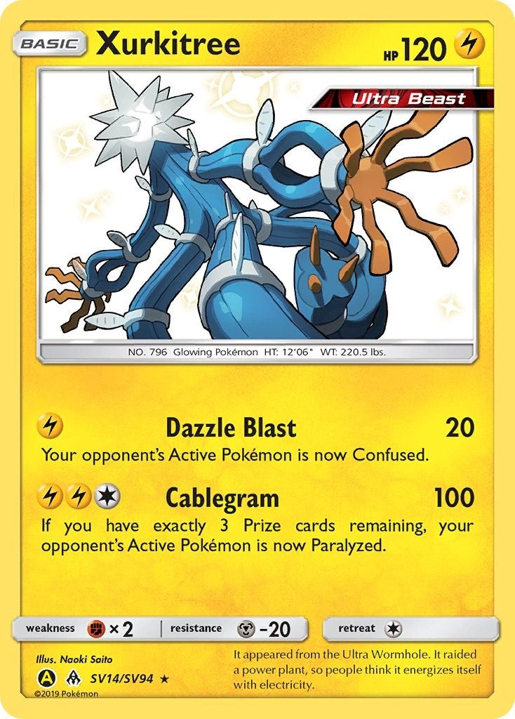 Image for Xurkitree (Hidden Fates: Shiny Vault) (SV14/SV94) - Pokemon