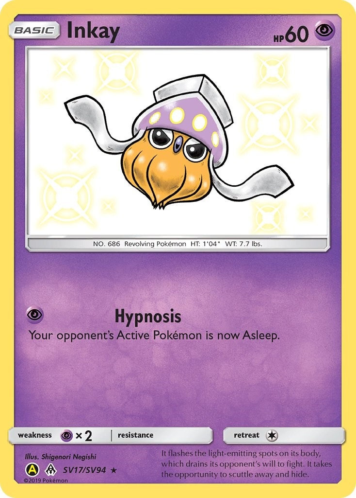 Image for Inkay (Hidden Fates: Shiny Vault) (SV17/SV94) - Pokemon