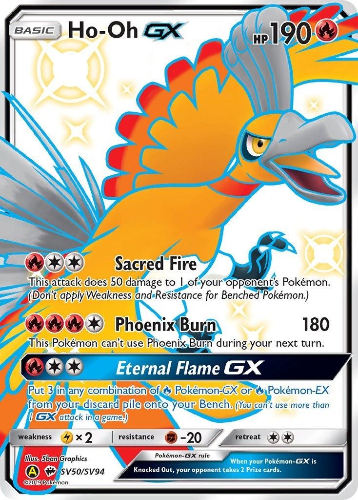 Image for Ho-Oh GX (Hidden Fates: Shiny Vault) (SV50/SV94) - Pokemon