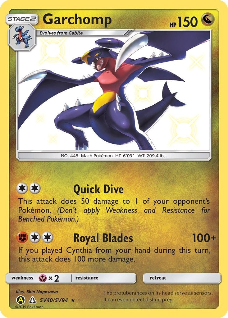 Image for Garchomp (Hidden Fates: Shiny Vault) (SV40/SV94) - Pokemon