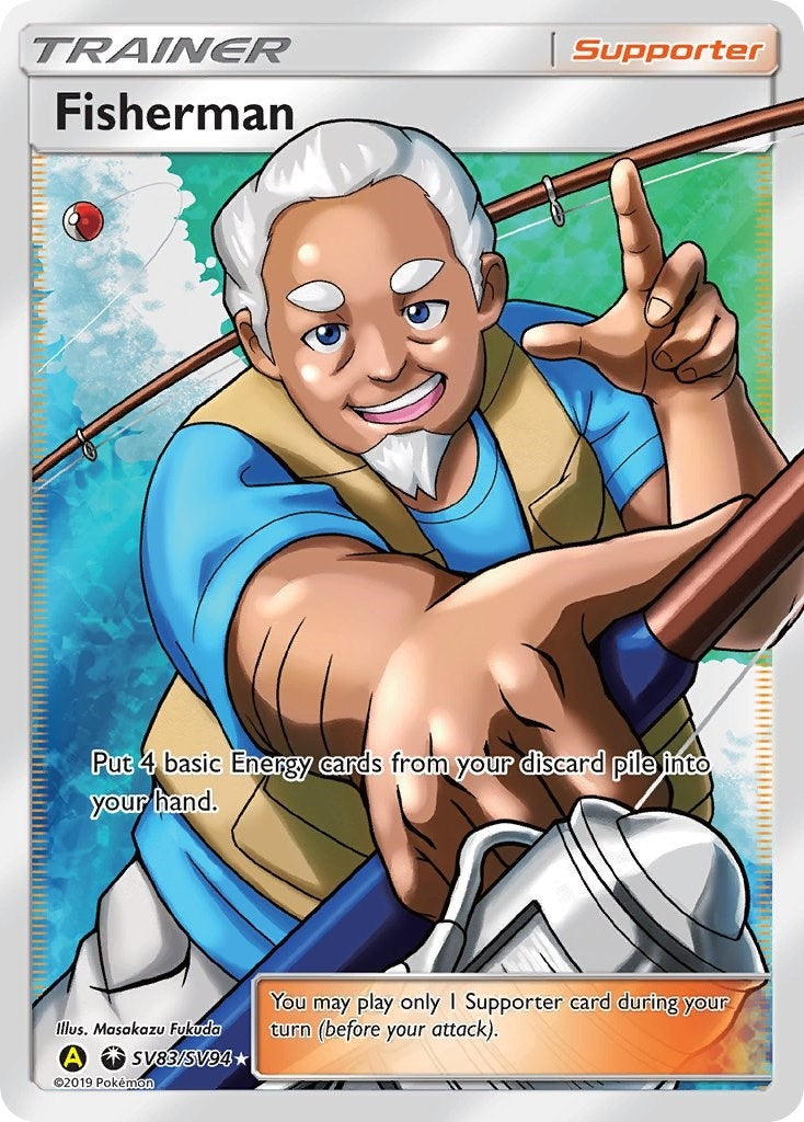 Image for Fisherman (Hidden Fates: Shiny Vault) (SV83/SV94) - Pokemon