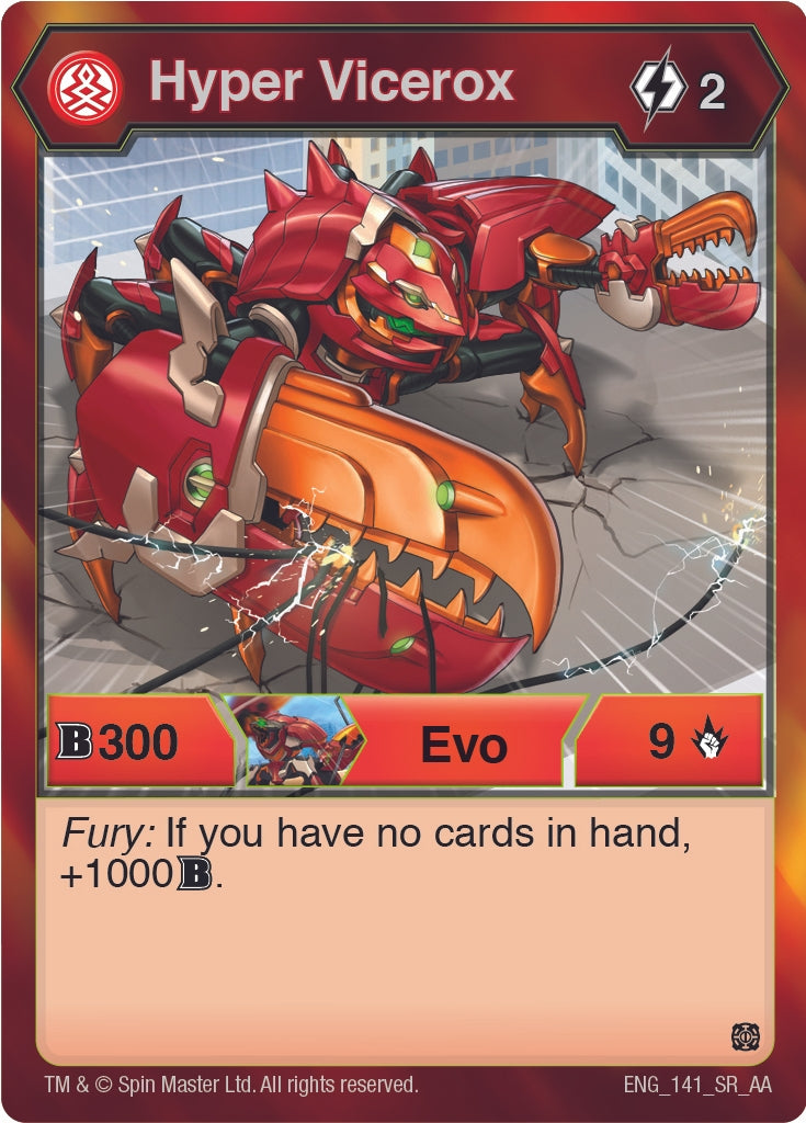 Image for Hyper Vicerox (141) (Age of Aurelus) (141) - Bakugan TCG