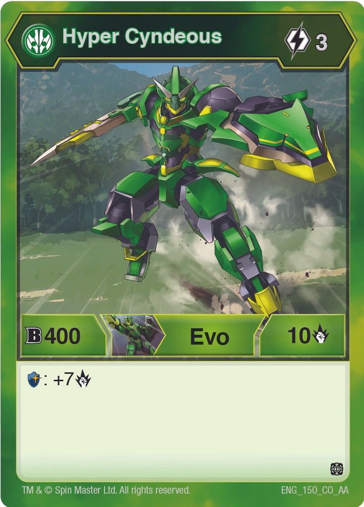 Image for Hyper Cyndeous (150) (Age of Aurelus) (150) - Bakugan TCG