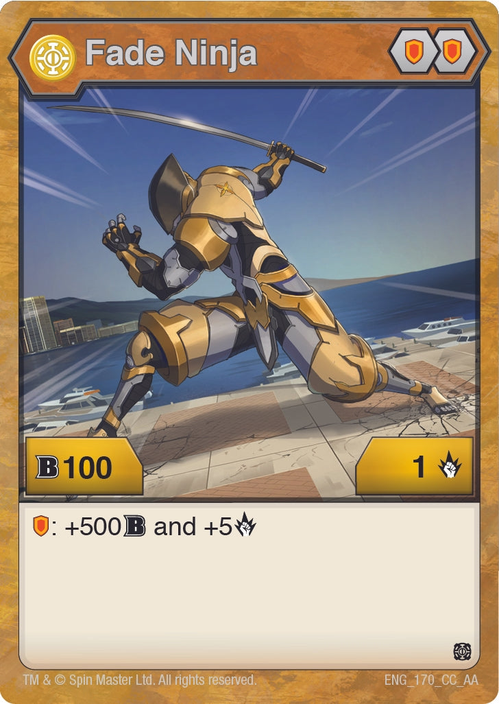 Image for Fade Ninja (170) (Age of Aurelus) (170) - Bakugan TCG