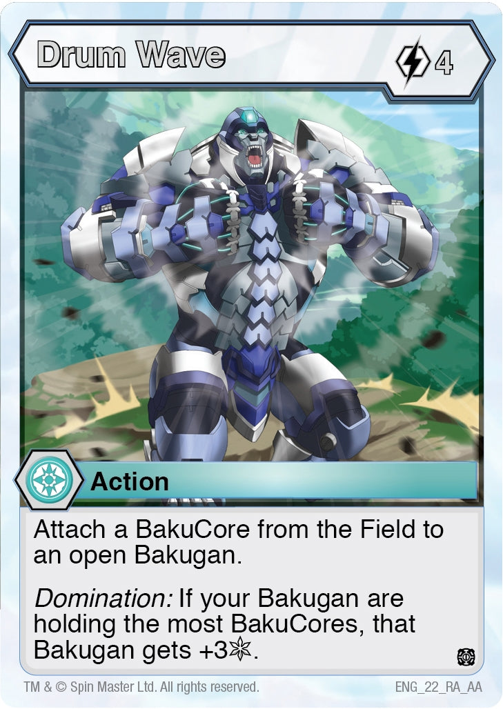 Image for Drum Wave (Age of Aurelus) (22) - Bakugan TCG