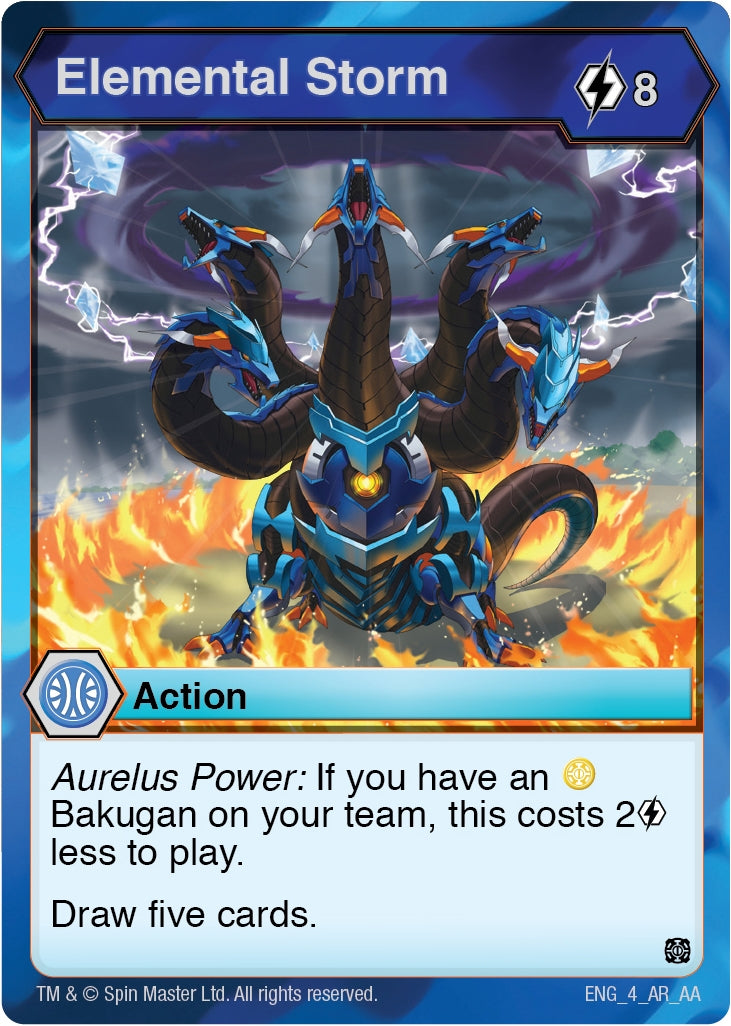 Image for Elemental Storm (Age of Aurelus) (4) - Bakugan TCG