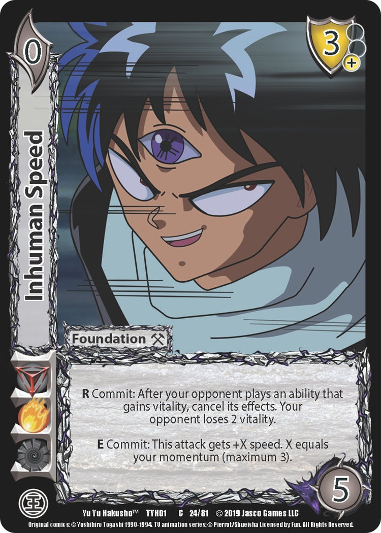 Image for Inhuman Speed (Yu Yu Hakusho) (24) - UniVersus