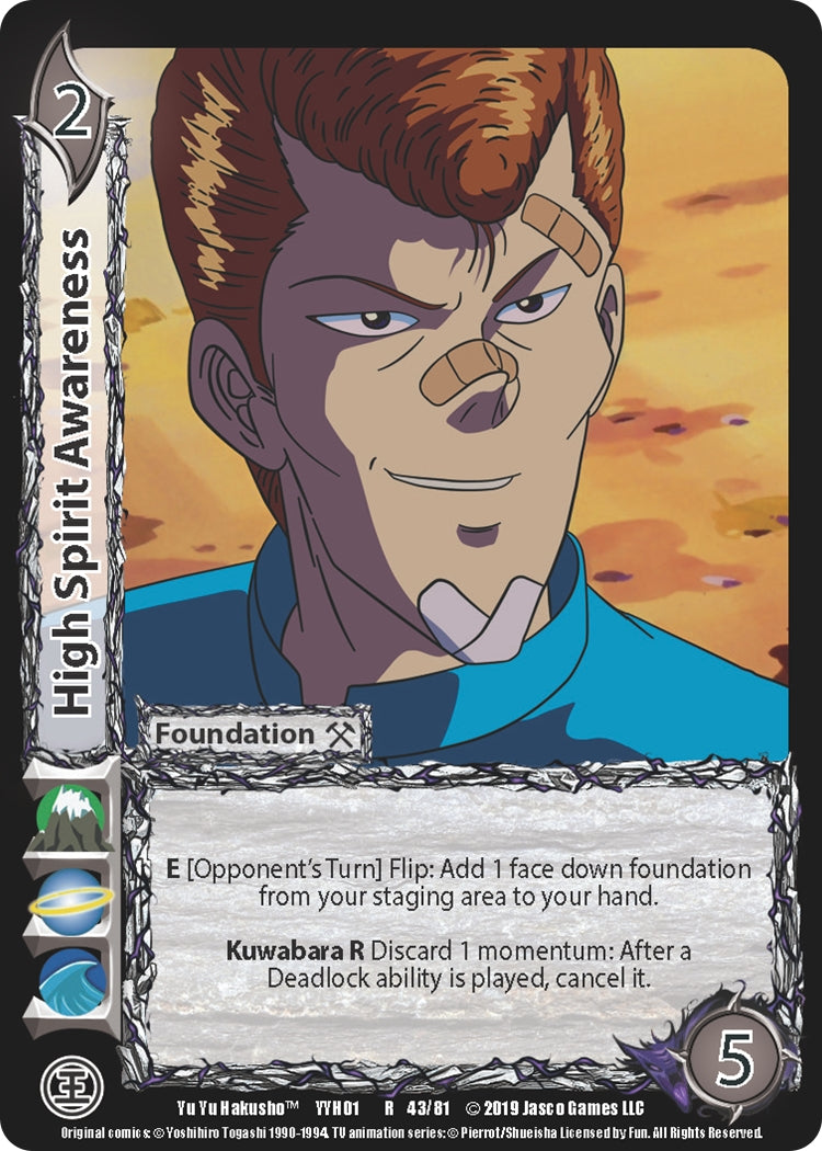 Image for High Spirit Awareness (Yu Yu Hakusho) (43) - UniVersus