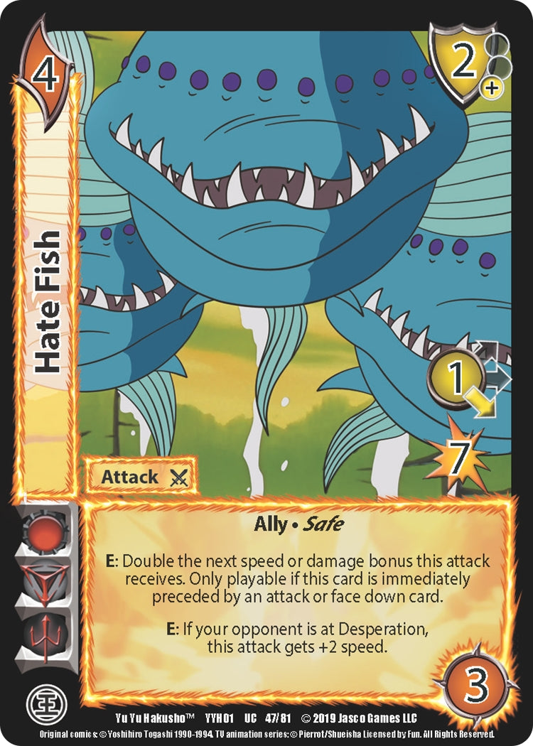 Image for Hate Fish (Yu Yu Hakusho) (47) - UniVersus