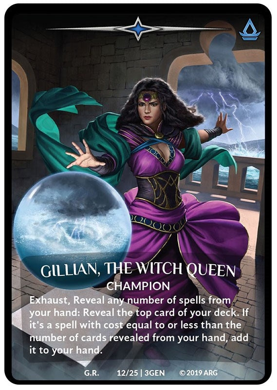 Image for Gillian, the Witch Queen (Expansion Pack 1: Generations) (12/25 | 3GEN) - Argent Saga TCG