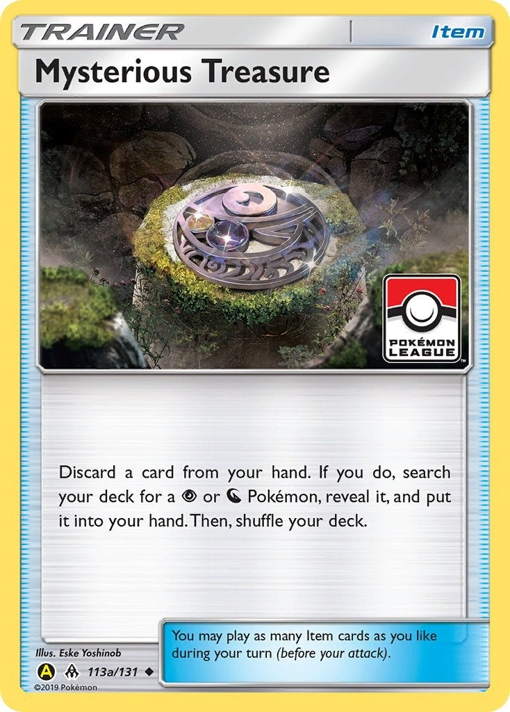 Image for Mysterious Treasure - 113a/131 (Pokemon League) (League & Championship Cards) (113a/131) - Pokemon