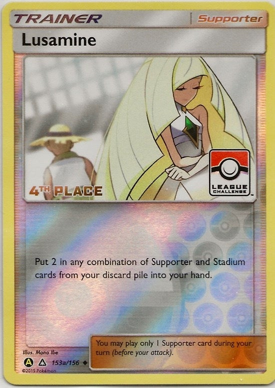 Image for Lusamine - 153a/156 (League Challenge) [4th Place] (League & Championship Cards) (153a/156) - Pokemon