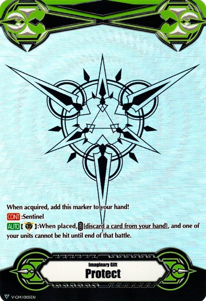 Image for Imaginary Gift [Protect] (Rainbow Foil) (Gift Markers) (V-GM/0105EN) - Cardfight Vanguard