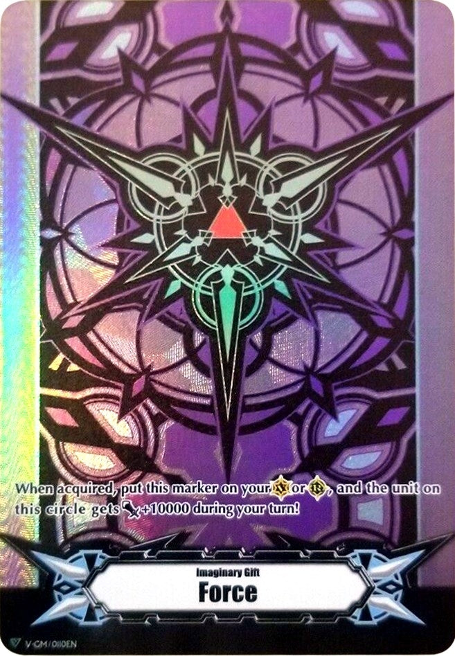 Image for Imaginary Gift [Force] (Blaster Dark Themed Foil) (Gift Markers) (V-GM/0110EN) - Cardfight Vanguard