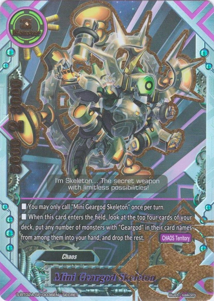 Image for Mini Geargod Skeleton (Blazing Overclash) (S-BT02A-SP/0036EN) - Future Card BuddyFight