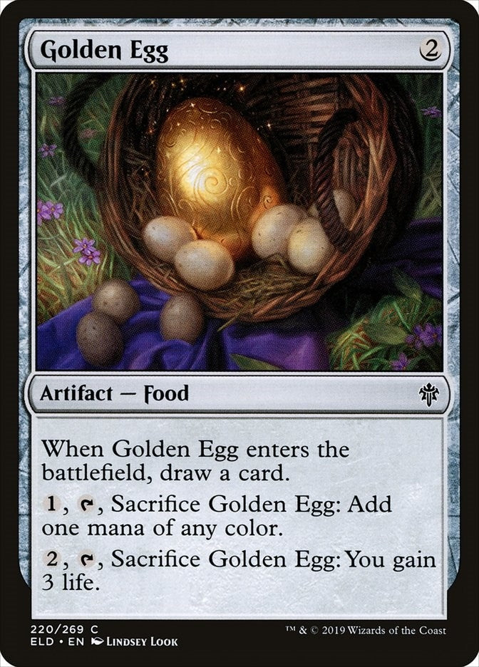 Image for Golden Egg (Throne of Eldraine) (220) - Magic: The Gathering