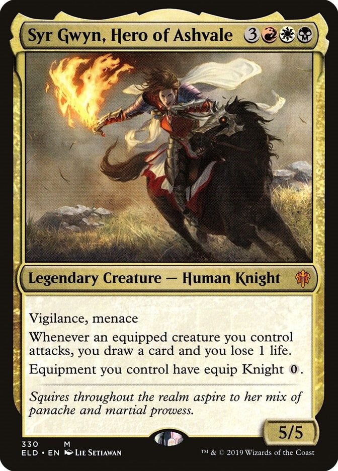 Image for Syr Gwyn, Hero of Ashvale (Throne of Eldraine) (330) - Magic: The Gathering