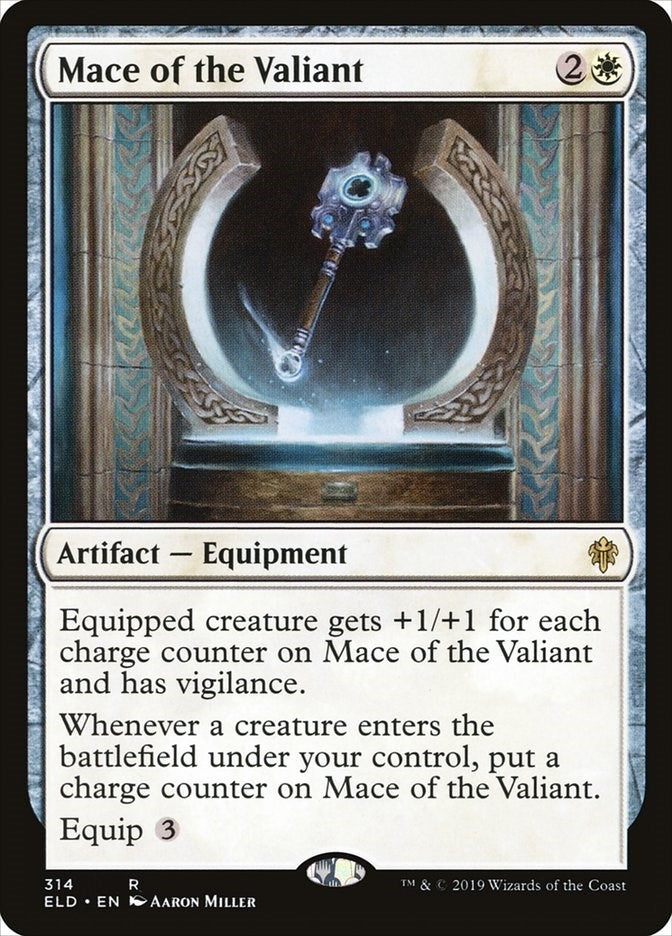 Image for Mace of the Valiant (Throne of Eldraine) (314) - Magic: The Gathering