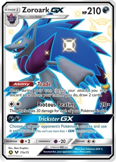 Image for Zoroark GX - 77a/73 (Alternate Art Promos) (077a/073) - Pokemon