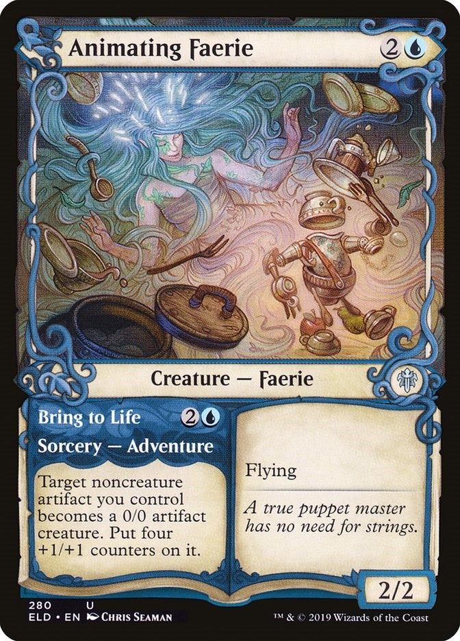 Image for Animating Faerie (Showcase) (Throne of Eldraine) (280) - Magic: The Gathering