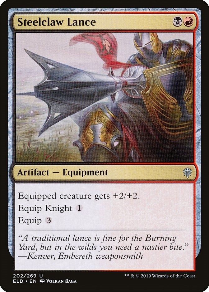 Image for Steelclaw Lance (Throne of Eldraine) (202) - Magic: The Gathering