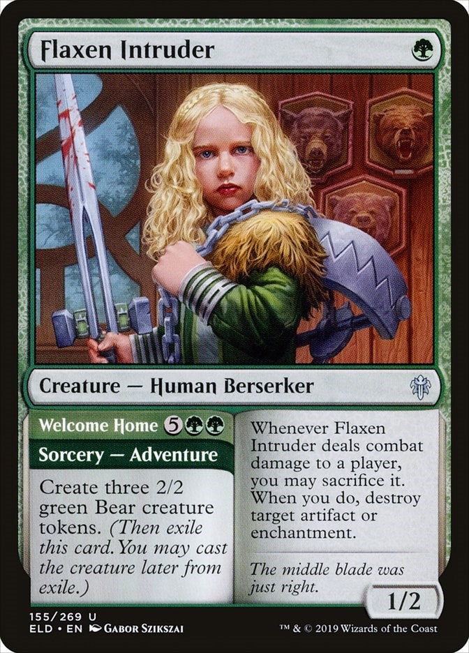 Image for Flaxen Intruder (Throne of Eldraine) (155) - Magic: The Gathering