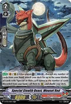 Image for Special Stealth Beast, Weasel Red (V-BT06: Phantasmal Steed Restoration) (V-BT06/018EN) - Cardfight Vanguard