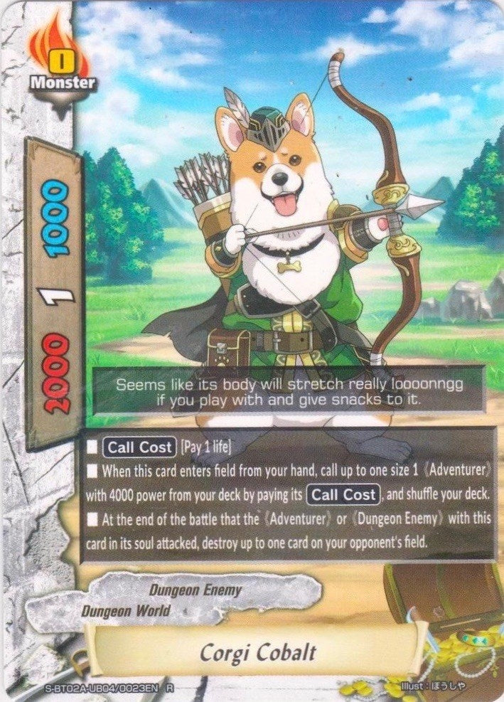Image for Corgi Cobalt (Blazing Overclash) (S-BT02A-UB04/0023EN) - Future Card BuddyFight