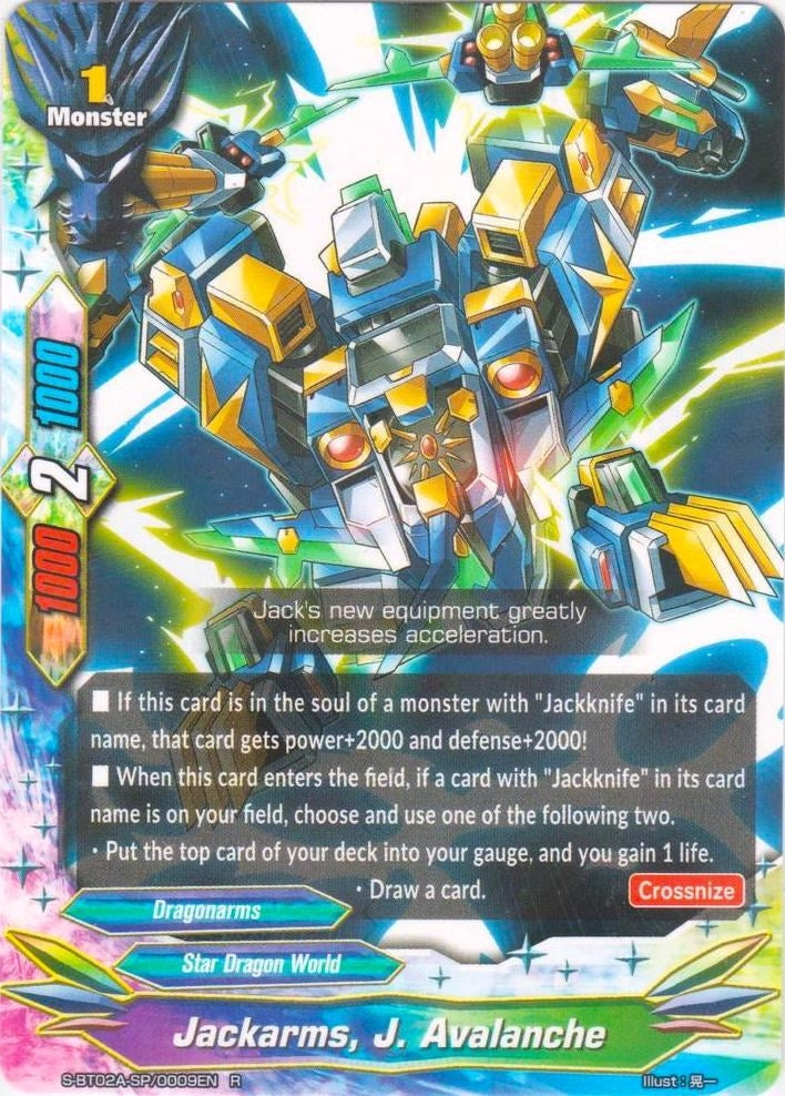 Image for Jackarms, J. Avalanche (Blazing Overclash) (S-BT02A-SP/0009EN) - Future Card BuddyFight