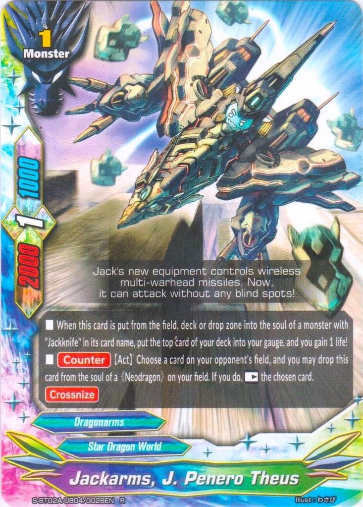 Image for Jackarms, J. Penero Theus (Blazing Overclash) (S-BT02A-UB04/0026EN) - Future Card BuddyFight