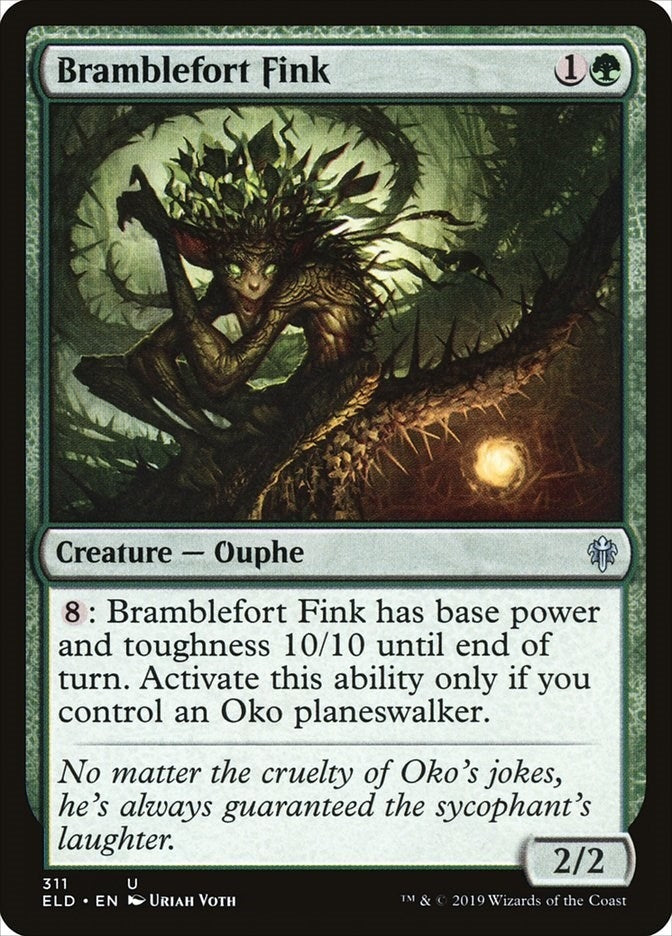 Image for Bramblefort Fink (Throne of Eldraine) (311) - Magic: The Gathering