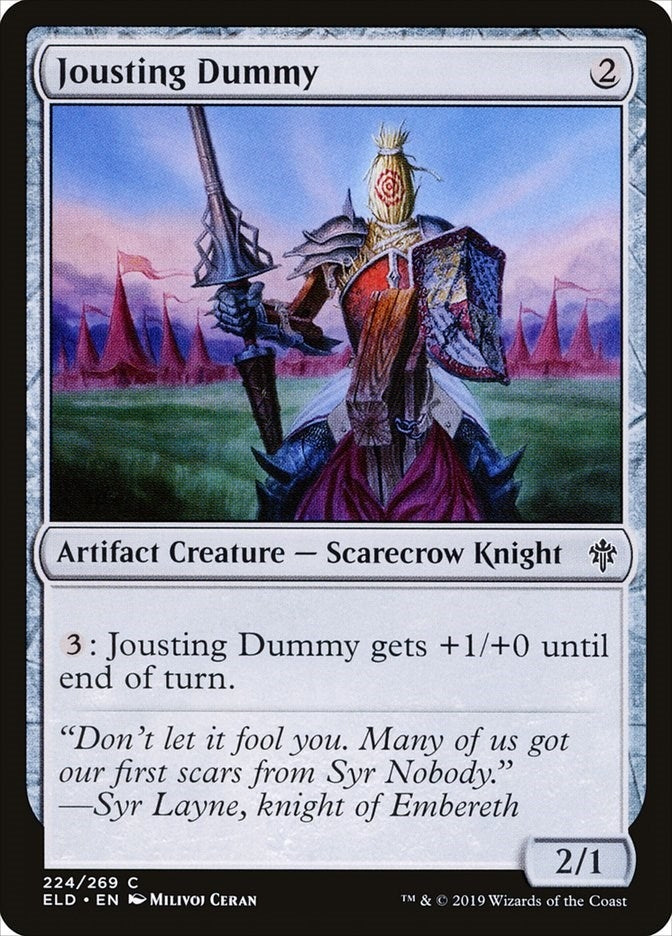 Image for Jousting Dummy (Throne of Eldraine) (224) - Magic: The Gathering
