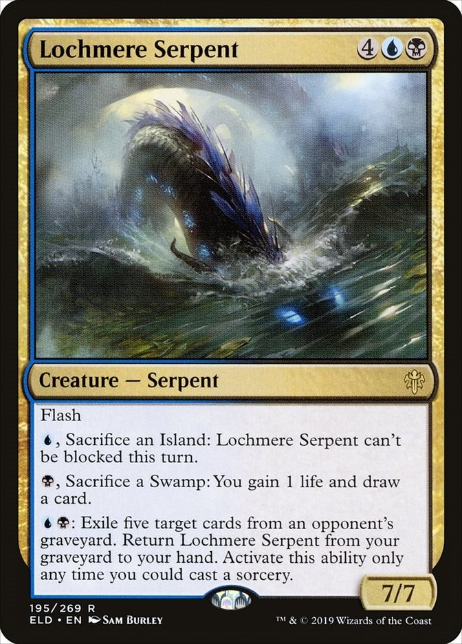 Image for Lochmere Serpent (Throne of Eldraine) (195) - Magic: The Gathering