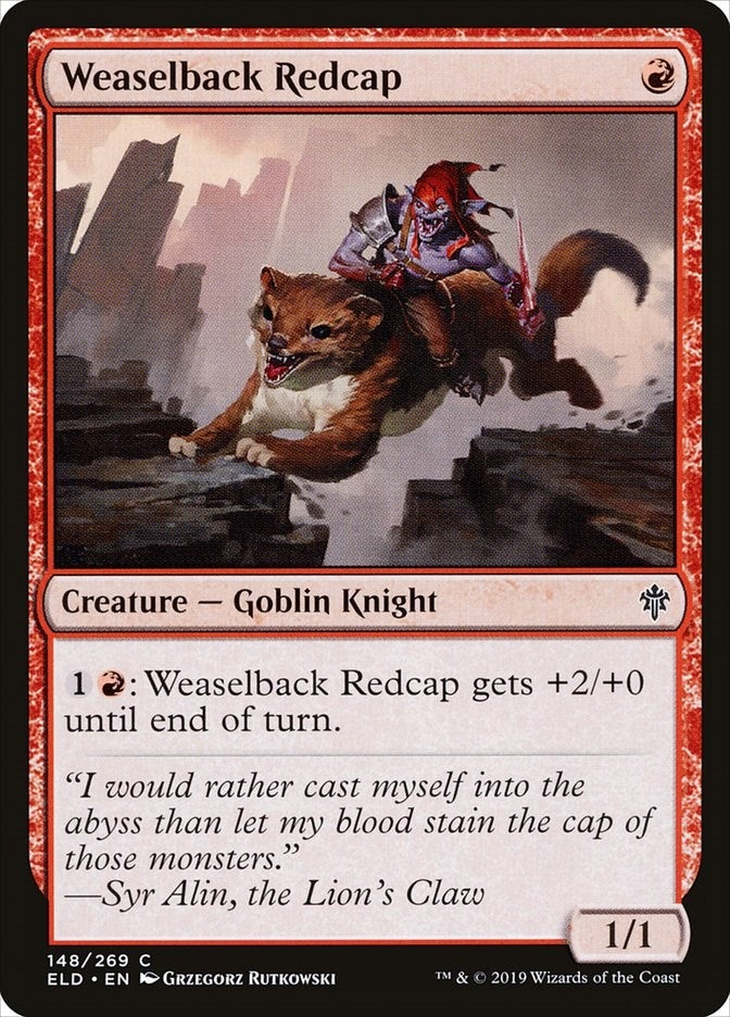 Image for Weaselback Redcap (Throne of Eldraine) (148) - Magic: The Gathering