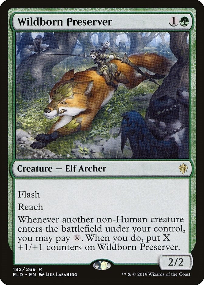 Image for Wildborn Preserver (Throne of Eldraine) (182) - Magic: The Gathering